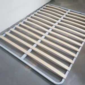 Hot-selling dual-size furniture accessories metal wood folding bed frame