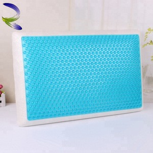 Hot selling high quality improve sleep neck customized mat bath honeycomb cool gel pillow
