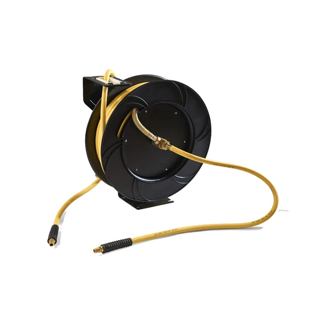 Hot Selling Industry Grade Plastic Steel Air  Retractable  Hose Reel With Hose