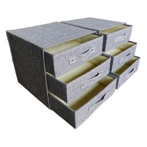 Hot selling new design multifunctional sundries storage organizer with drawer cube decorative Storage drawers