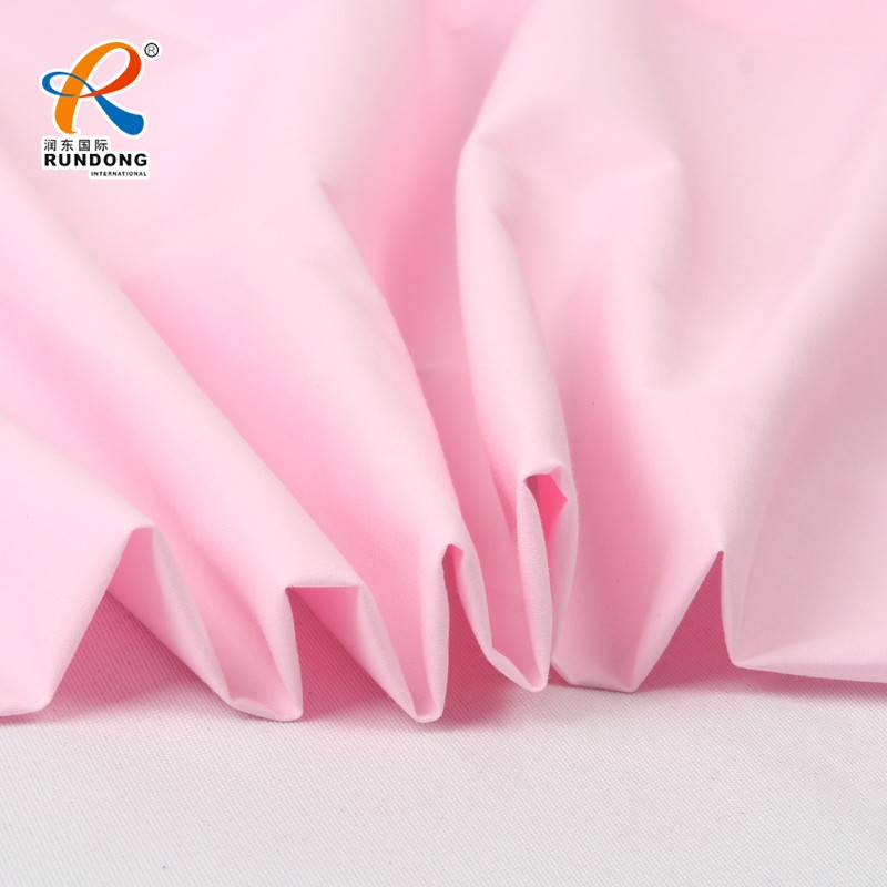 Hot Selling poplin yarn dyed woven polyester cotton solid dyed fabrics
