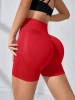 Hot selling yoga booty pants high waist seamless tight yoga shorts wholesale gym fitness wear shorts