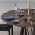 Hot wooden dining table with glass top designs