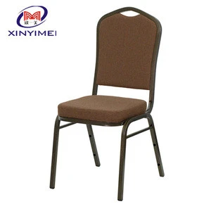 Hotel Furniture Good Quality Stacking Metal Banquet Chair For Rental