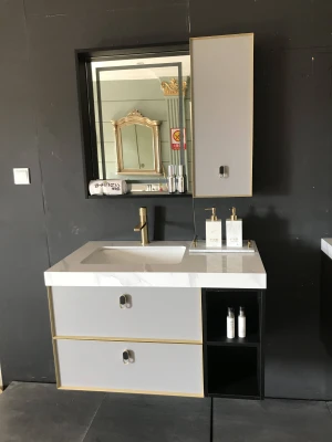 hotel luxury bathroom vanity wall hung floating concrete bathroom sink wholesale bathroom vanities minimalist styles