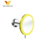 Hotel Round Wall Makeup LED Lighted Bath Mirrors