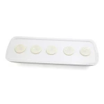 Hotel/home use bath pillow with suction cups white luxury spa bath pillow bath