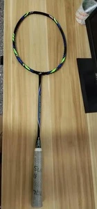 HotNew Design 35IBS racket custom full carbon fiber green  badminton racket