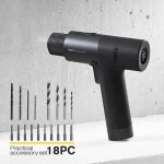 HOTO High-end Electric Cordless Magnetic Drill Machine Battery Nail Drilling Machines 12 Bits