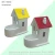 Import house shape with garden pot ceramic cement flower pot planter from China