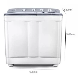 Household large capacity 15 kg variable frequency semi automatic twin tube washing machine and dryer 220v