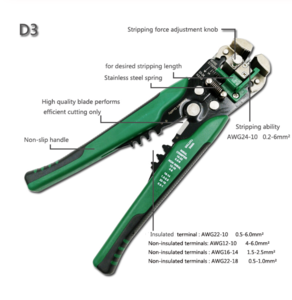 Buy Hs-d1 Crimper Cable Cutter Automatic Wire Stripper Multifunctional ...