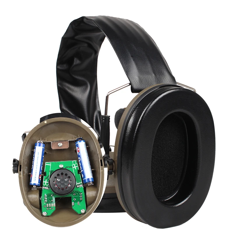 Hunting Headphones Hearing Protection Noise Reduction Sound Amplification Safety Ear Protection Electronic Shooting Earmuff