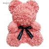IFG handmade 25 CM PE foam rose teddy bear flower gift