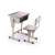 Import import school student metal material study desks and chairs from china from China