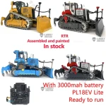 In Stock Dozer LESU 1/14 Hydraulic RC Aoue DT60 PL18EVlite Pump Light ESC Ripper DIY Vehicle Crawler Cars Trucks Toys