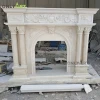 Indoor Chinese Natural Marble  Fireplace Surround