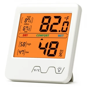 Indoor Hygrometer Thermometer Humidity Gauge Room Thermometer Temperature Instruments LCD Display