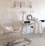 indoor macrame hammock chair patio hanging swing for outdoor