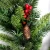 Import Indoor outdoor decoration Pine Artificial PVC Pine Nuts Red Berries  Christmas Wreath from China