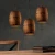 Import Industrial Rustic Vintage LED retro hanging cask wooden wine barrel bucket lamp chandelier pendant lights for bar from China