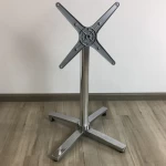 industrial table base trumpet  folding taluminium Star Modern Design Table