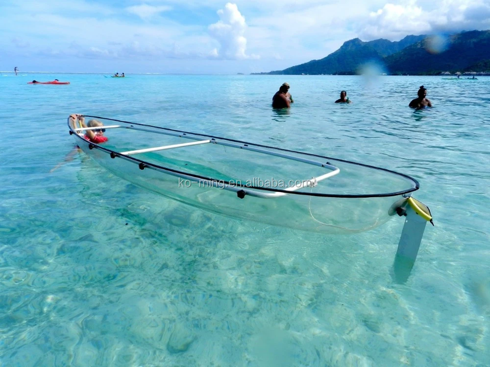 Innovative transparent kayak ,See Through Clear Canoe / Kayak