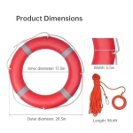 International Standard Throw Rings Outdoor Professional Emergency Use Throwing Rings Rescue Lifesaving Boat Safety Throw Ring
