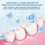Invisalign Cleaner Tablets Dental Usage Retainer Denture Cleanser Removes Odors Discoloration Stains Plaque Denture Bath Supply