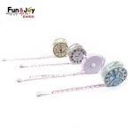 Japanese and Korean style 1.5m tape measure cute alarm clock tape measure retractable tape measure