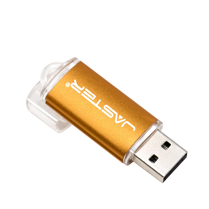 JASTER Metal Real USB 2.0 Flash Drive 4GB 8GB 16GB 32GB 64GB 128GB Memory Sticks with Custom Logo Printing Promotional