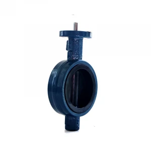 JRVAl 6" inch Carbon Steel Ductile Iron Coated EPDM/NBR Wafer Butterfly Valve Price List
