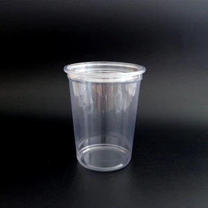KD-32oz-117 1050ml Disposable PET Plastic Deli cup Packaging Cup Bowl pet salad bowl