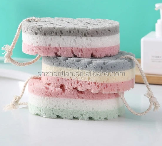 Kids Bath Sponge, Spongy Body Loofah Shower Scrubber for Baby Girls/ bath sponge
