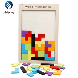 kids child boy girl baby infant children Safety intelligent educational wooden toys Tetris puzzles blocks buzzle education toy