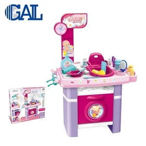 Kids juguetes Toys wash baby doll plastic toy Nurse desk air blower with sound GL558794