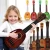 Import Kids Musical Instruments Toy Plastic Ukulele House Cute Mini Ukulele Toy from China
