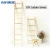 Kinmade Stainless Steel Round Tube Sliding Ladder Hardware Library Ladder Track Kit DIY White Oak Ladder