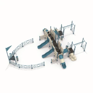 KINPLAY brand amusement park equipment indoor and outdoor kids used indoor playground toys equipment slide