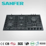 Kitchen appliance 5 burner LPG gas cooker stove parts