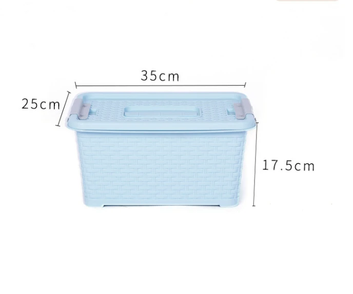 Kitchen Home PP Large Tote  Box Plastic Storage  ContainersWith Handle