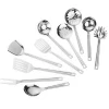 Kitchen utensils stainless steel kitchenware 6 pieces set spatula spoon cookware set