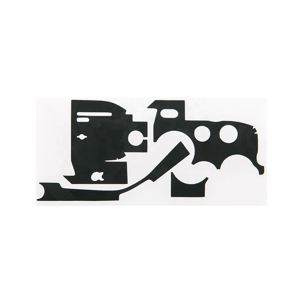 KIWIFOTOS Camera Body Sticker For Sony a7S III Protective Skin Film Kit Camera Skin Accessories Shadow Black