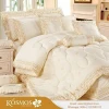 KOSMOS Bedding Polycotton Embroidered Lace Queen Comforter