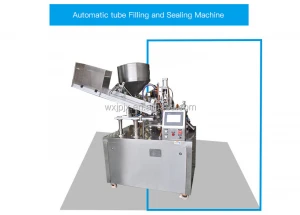 KP350 filling and sealing machine is suitable for filling, sealing and coding of plastic hose packaging products.