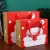 Import Kraft paper gift bag bread white Christmas holiday gift elk christmas tree package bag from China