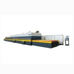 LandGlass mini horizontal flat glass tempering furnace glass tempering furnace