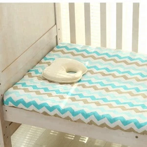 LAT Cotton Muslin Crib Mattress Cover 100% Cotton Super Soft Baby Crib Sheet