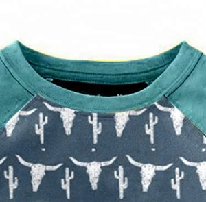 Latest Design Boy Summer Short-Sleeved T-Shirt Cattle Skull Fresh Casual Clothes