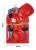 Import Latest Red Dressup Firefighter Costume For Kid with Fire Extinguisher and Helmet from China
